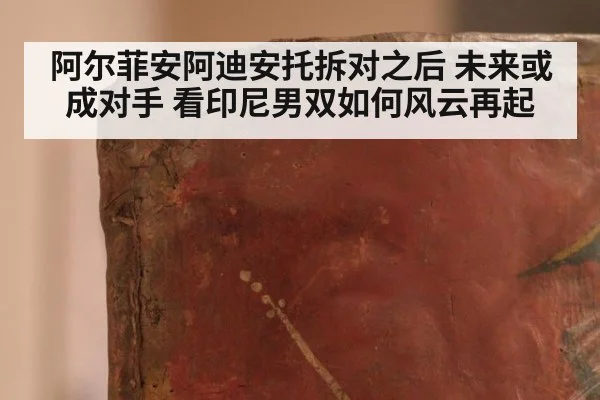 阿尔菲安阿迪安托拆对之后 未来或成对手 看印尼男双如何风云再起
