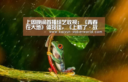 上周晚间首播综艺收视:《青春在大地》体现佳,《上新了·故宫III》创新高-开云赛事(图3) 开云赛事