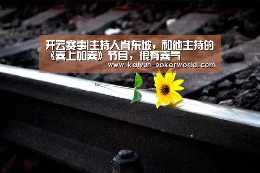 开云赛事|主持人肖东坡,和他主持的《喜上加喜》节目,很有喜气